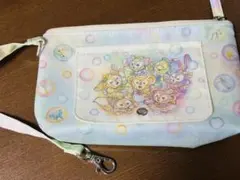 ディズニーおしぼりキャリーポーチ カラフルハピネス スーベニア ダッフィー