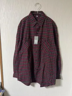 00s OLD UNIQLO チェック柄 フランネルシャツ y2k 新品タグ付き