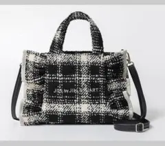 JILLSTUART ツイードフリルバッグ ジル バイ ジルスチュアート