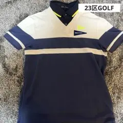 【美品】23区ゴルフ　半袖　ポロシャツ　Mサイズ