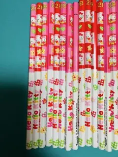 Hello Kitty 2B鉛筆 24本セット 未使用レトロ