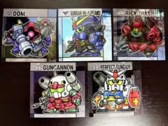 元祖SDガンダムスナックシール　5種まとめ売り