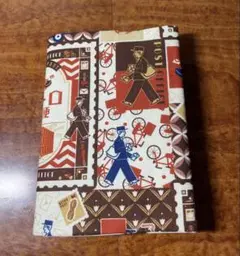 レトロ郵便　文庫本サイズ　ブックカバー