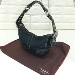 美品 COACH コーチ ソーホー シグネチャー ショルダーバッグ 6351 