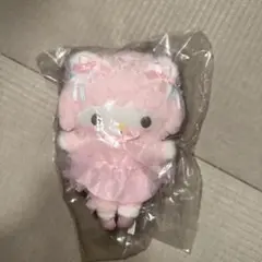 サンリオ 白猫バレリーナ マスコットホルダー　ピアノちゃん
