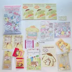 サンリオ ポムポムプリン ノベルティ キーホルダー ポーチ コラボ ステッカー