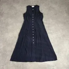 E.D.MICHAELS 古着 ドット柄 ロングワンピース レーヨン100