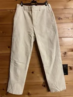 ユニクロ　スマートアンクルパンツ2WAYストレッチコーデュロイ　白　オフホワイト