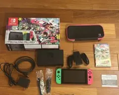 Nintendo Switch 本体　スプラトゥーン2 付属品有