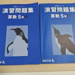 【書き込み無し／2026年】四谷大塚 予習シリーズ 演習問題集 算数 5年 上下