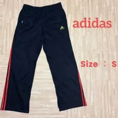 adidas アディダス CLIMALITE 黒×赤 ジャージパンツ