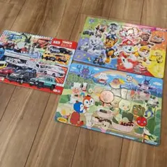 ジグソーパズルセット（トミカ・パウ・パトロール・アンパンマン）