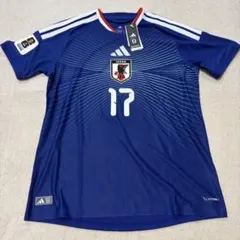 日本代表ユニフォーム 鈴木唯人17番 W杯 オフィシャルスリーブパッチ