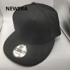 ◆1489 NEWERA　プレーンキャップ　ブラック　アジャスタ