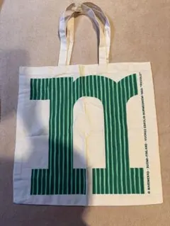 Marimekko ノベルティPiccolo ロゴ トートバッグ 45x47cm