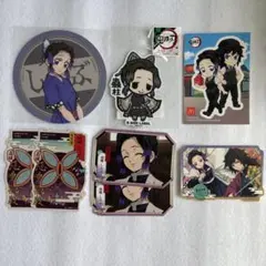 鬼滅の刃　胡蝶しのぶ　極楽湯　コースター　ダイカットステッカー