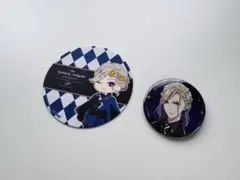 ツイステ　twst カフェ　OHMYCAFE ヴィル　コースター　缶バッジ