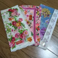 KENZO 花柄 ハンカチ ２枚セット　おまけ付き