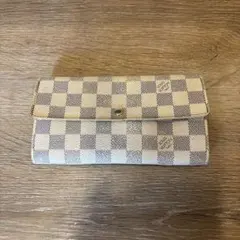 ルイヴィトン ダミエ アズール ポルトフォイユ サラ 長財布