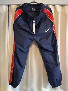 NIKE ナイキ ナイロンパンツ ネイビー Lサイズ