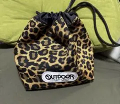 OUTDOOR ヒョウ柄ショルダーバッグ　 値下げしました