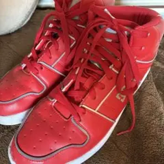 DC レッド ハイカットスニーカーのサムネイル