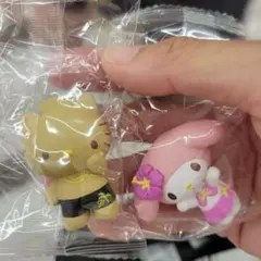 みんなでバカンスフィギュア　日焼けキティ　ガチャガチャ ダニエル　マイメロ