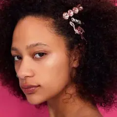 ＊ピンク フラミンゴ ヘアピン3点セット＊ ビジュー カラフル ヘアクリップのサムネイル