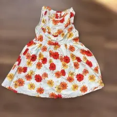 BREEZE 花柄ノースリーブワンピース 120