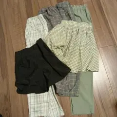 a.v.v　グローバルワーク他　パンツ、スカート等　女の子おまとめ６枚