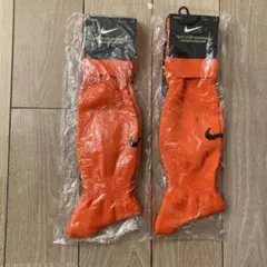 新品Nike サッカーソックス オレンジ 23-25cm (M) 2足セット