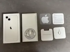 Apple iPhone 13 空箱　付属品　Starlight 128GB