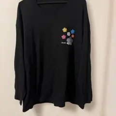 MARY QUANT 長袖Tシャツ ブラック