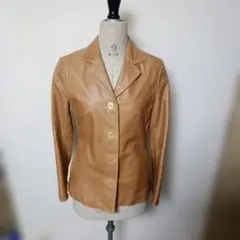 送料込　レディース レザージャケット サイズ66　S ~ M