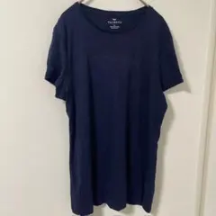 高級素材✨TALBOTS【M】タルボット ピマコット100% Tシャツ ネイビーのサムネイル