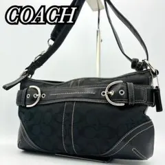コーチ COACH ワンショルダー シグネチャー ブラック6845 キャンバス