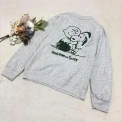 유니클로 남성 스누피 콜라보레이션 땅콩 스웨트셔츠 그레이 S