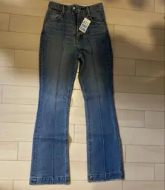 【新品未使用】タグ付き　SLY フレアデニム　24インチ