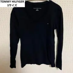 トミーヒルフィガー TOMMY HILFIGER Vネック 長袖Tシャツ ロンT