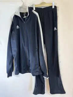 adidas アディダス ジャージ 上下セット ネイビー ホワイト L