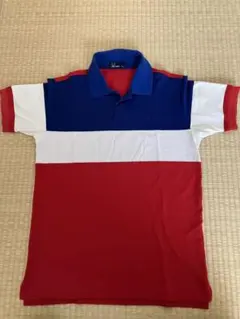 FRED PERRY ゴルフポロシャツ M 赤/青/白のサムネイル