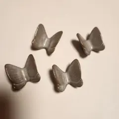 蝶形陶器箸置き4個セット