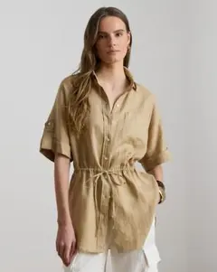 Lauren Ralph Lauren リネン ロールタブ スリーブ チュニックのサムネイル