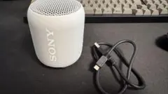 SONY SRS-XB12 ワイヤレススピーカー 本体 ホワイトのサムネイル