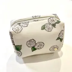 【美品】ジェラートピケ×ミュシャ コラボ　椿姫ポーチ　ピンクのサムネイル
