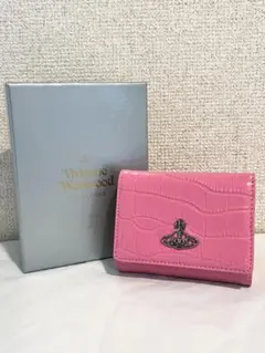 【新品未使用】Vivienne Westwood 三つ折り財布 ピンク 大人気