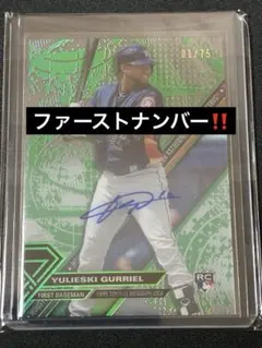 75枚限定‼️ Yuli Gurriel（ユリ・グリエル）直書きサインカード