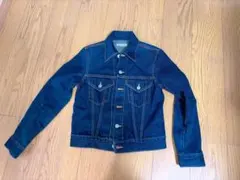 デニムジャケット 濃いデニムブルー