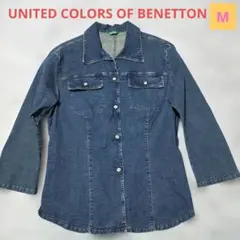 UNITED COLORS OF BENETTON ベネトン デニムシャツ　M