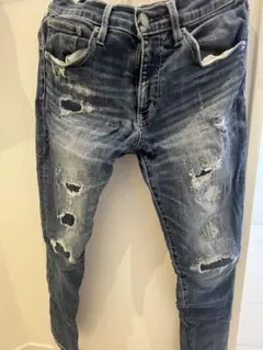 AZUL ダメージデニムパンツ M